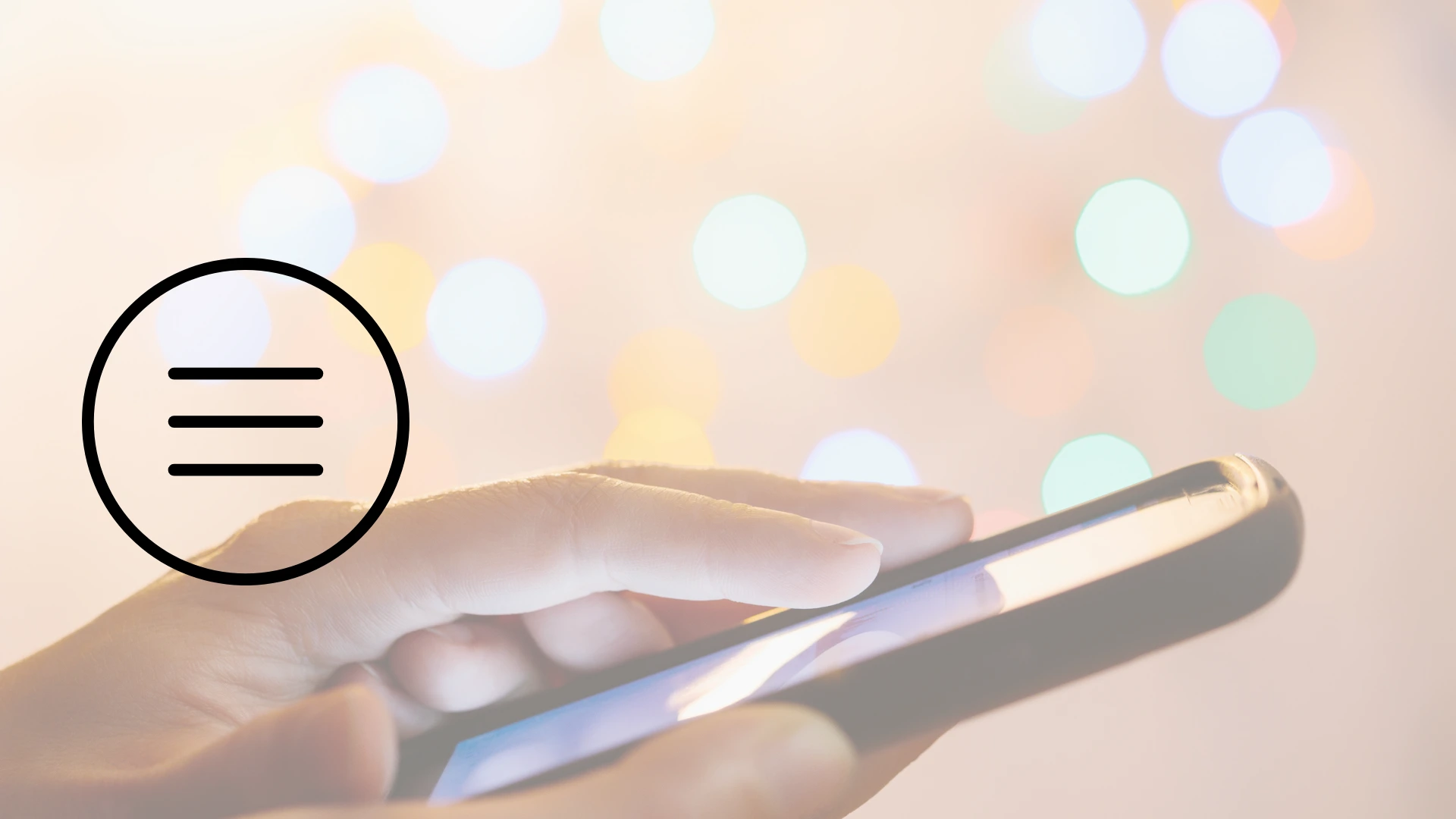 Persona utilizando smartphone