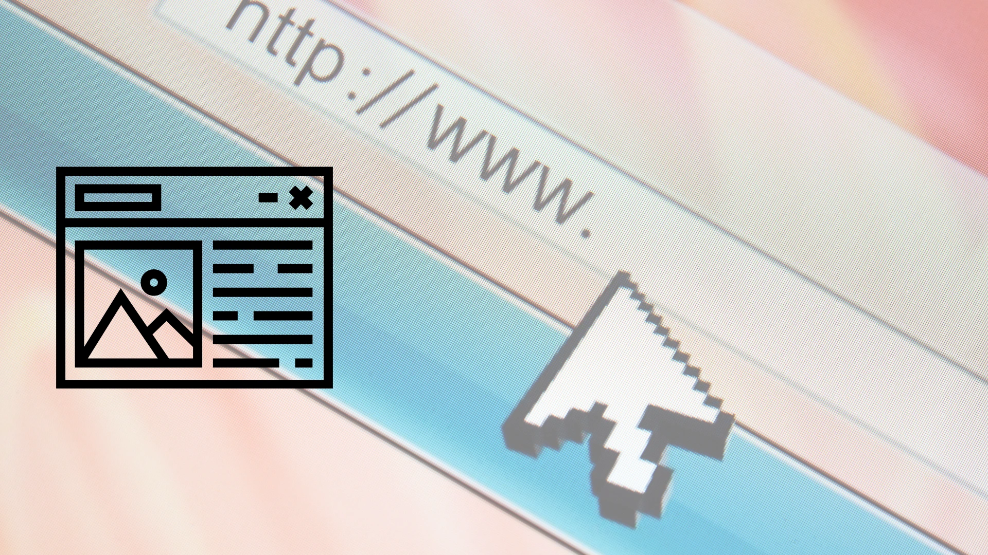 Buscador web con las letras "www"