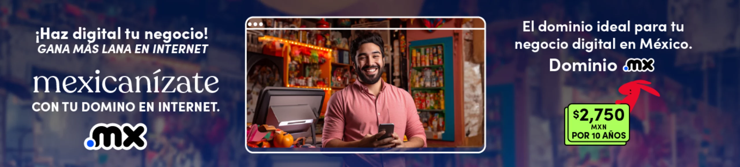 Promocional Dominio MX al precio mas bajo