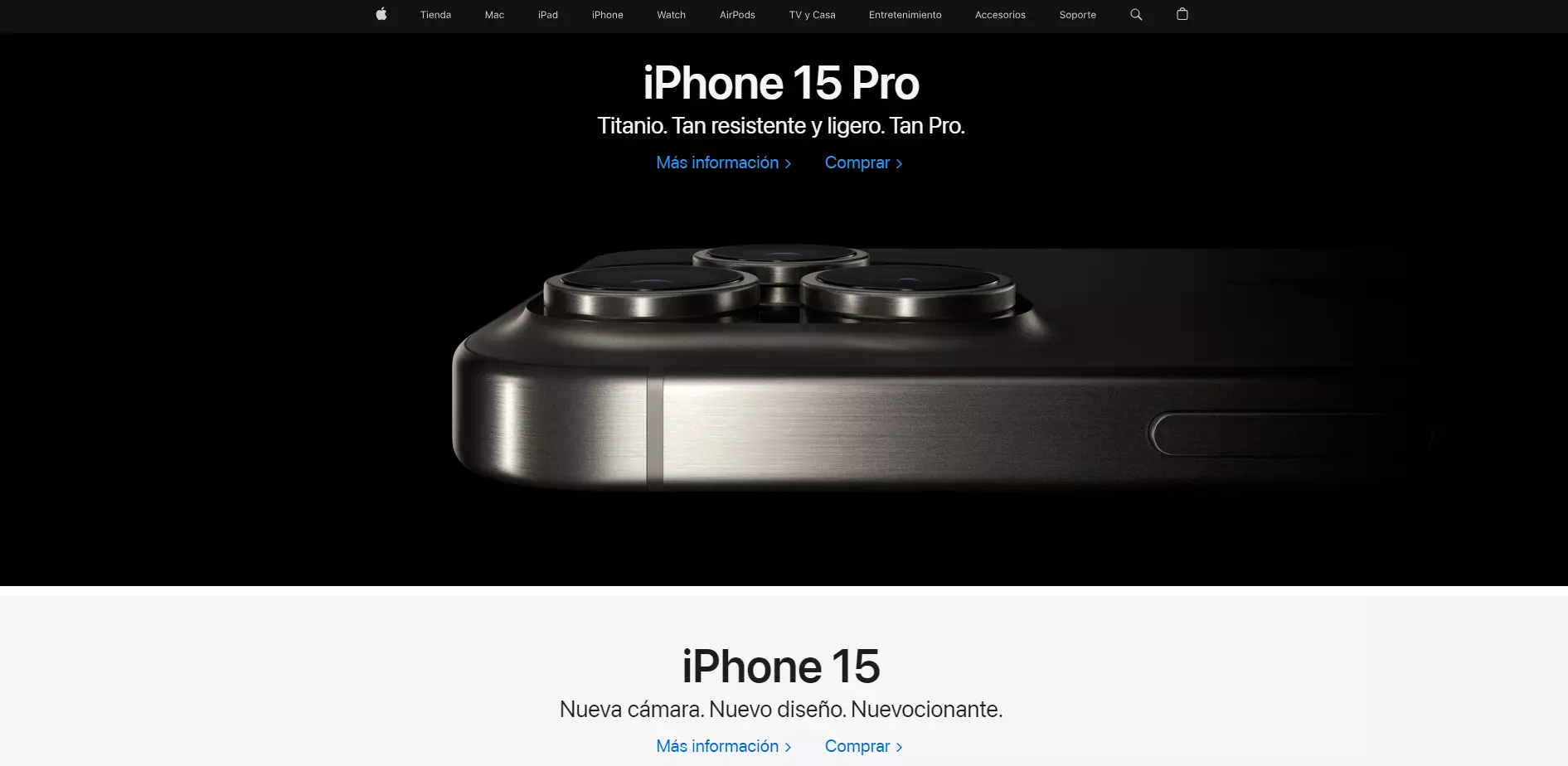 sitio web de apple