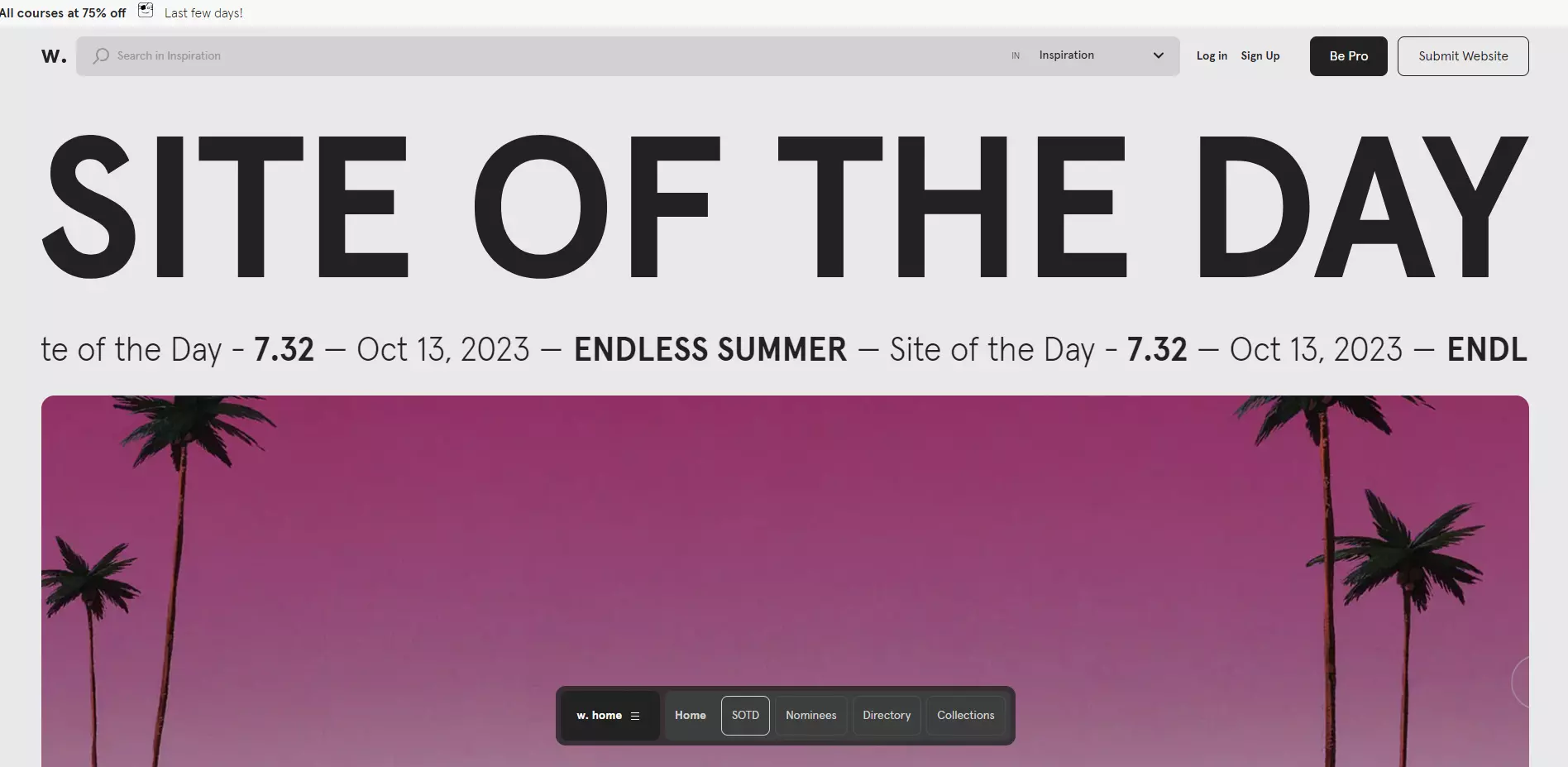 sitio web de awwwards